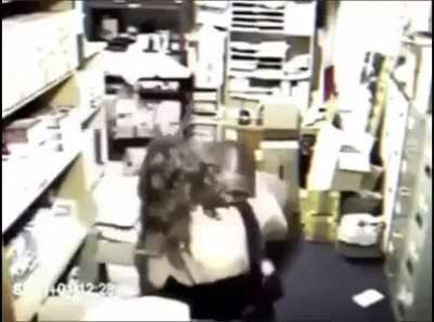 To "make out" in the storage room