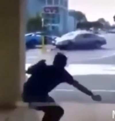 Sick skateboard trick