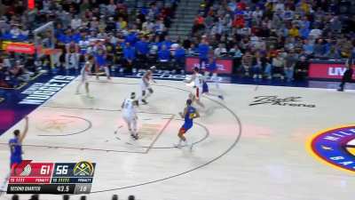 [Highlight] All Star ?? Aaron Gordon erases Dame Lillard's shot at the rim and goes coast to coast for an and1 finish.