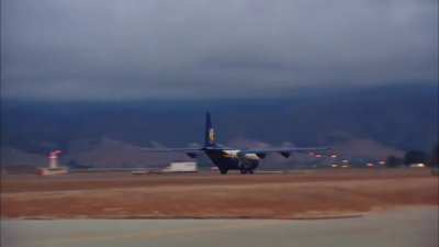 Plane taking off