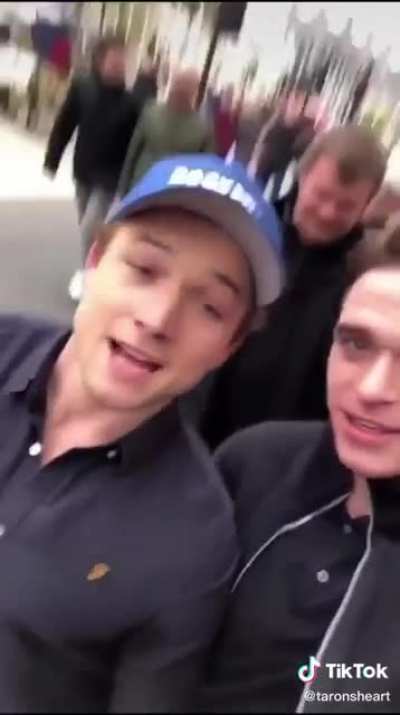 Tagon Edgerton - Richard Madden having a moment.
