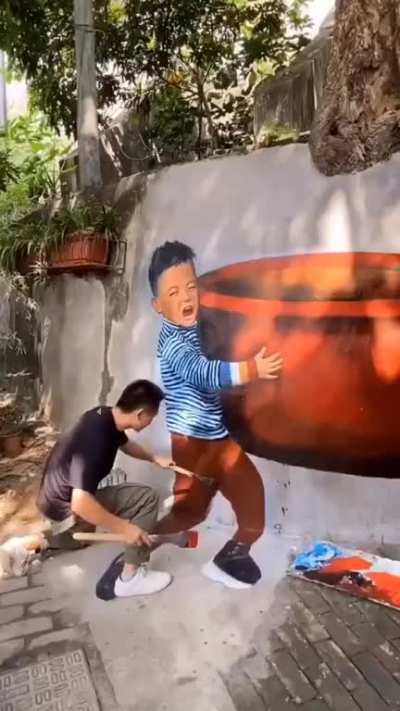 This artist does incredible perspective paintings