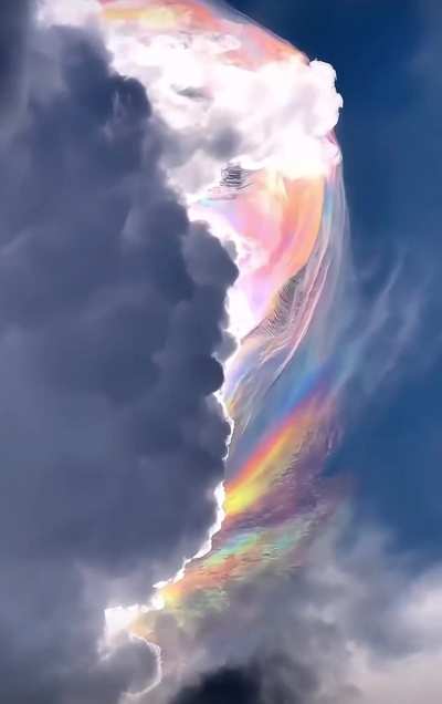 ? Rainbow in the clouds ☁️