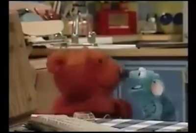 I can never look at Bear in the Big Blue House the same again! Haha