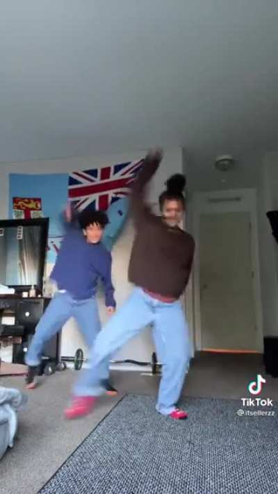 Choreographing a dance with your sibling