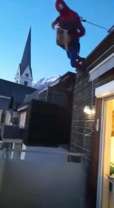 His spidey senses and ribs are tingling