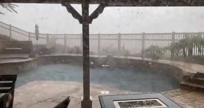 ???? In less than an hour today, Santa Clarita, CA went from 110° F temperatures to thunderstorms w/ 60 mph gusts, hail, heavy rain &amp; frequent lightning.
