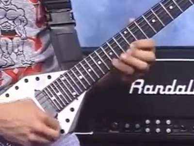 Michael Angelo Batio in the original Speed Kills playing No Boundaries (1991). 12 years later he was still being voted the "N.1 Fastest Guitarist Shredder of All Time".