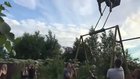 HMB as I pull a 360 on this swing set.