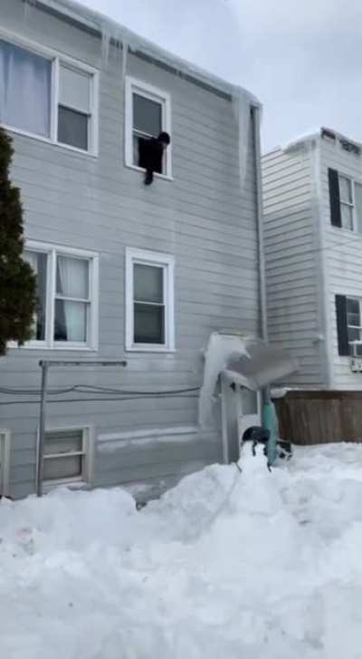 Removing some ice..