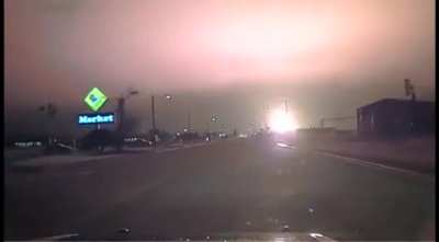 Night turns into day in an instant in Texas