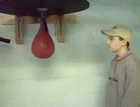 Rehearsing the situation where he have to confront the bully