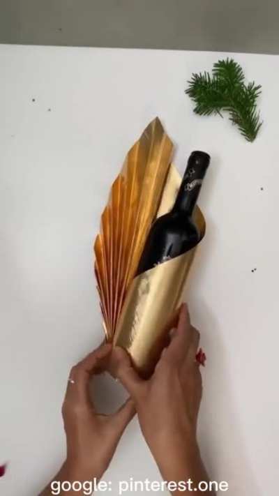 a very pretty wrap for any drink not just alchohol, since i dont drink
