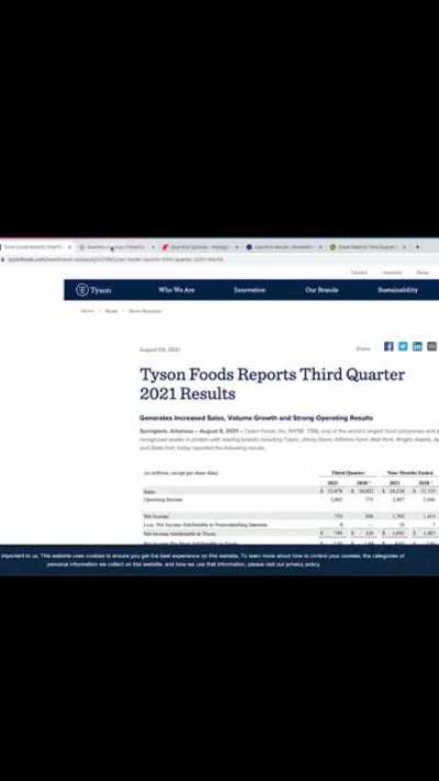 Team goes through the financial statements of food companies to show that they are simply using inflation as an excuse to raise prices and increase profits