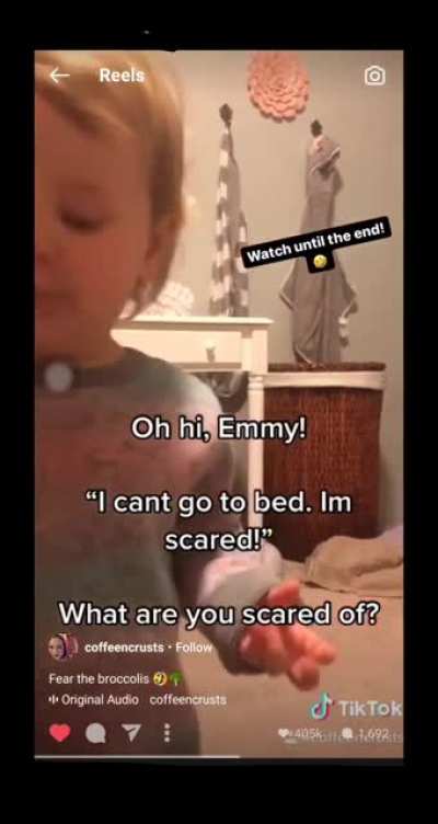 Its under her bed!