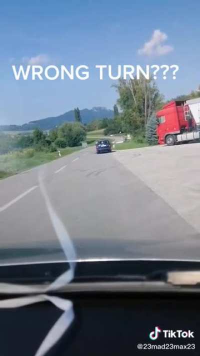 To make a left turn