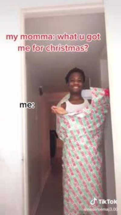 I’ll be under the Christmas tree ?