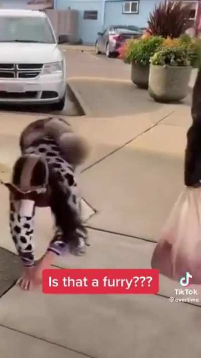 I would kick it to the curb if I saw that running towards me