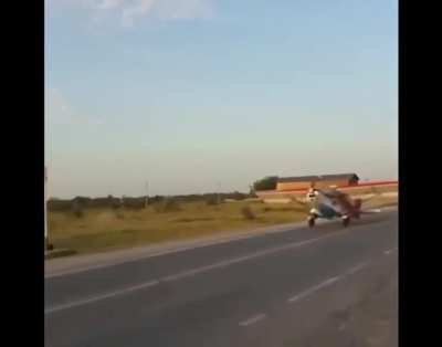 Using the highway as a tarmac