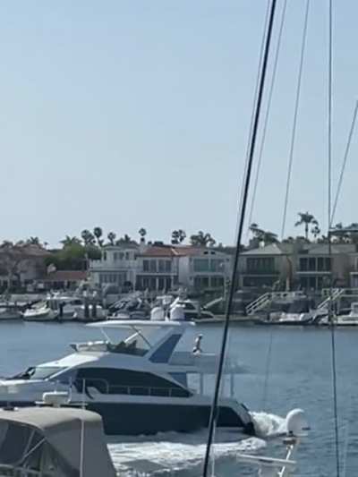 Boat stolen in Newport Beach, CA. Guess he’s not a skipper