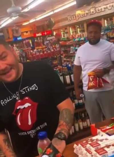 The guy in the back has great reaction (volume on)