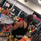 Lady tries using Toy Credit Card at store ?