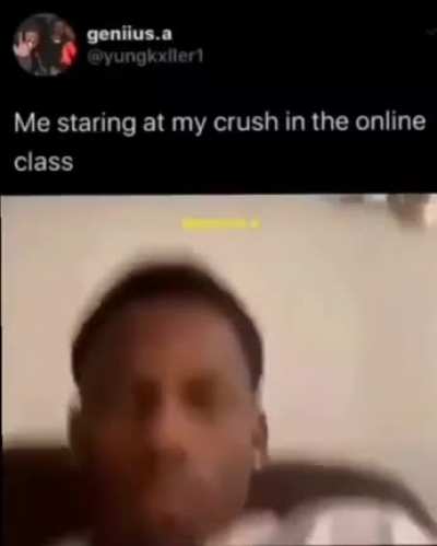 Yea casual me lookin at my crush