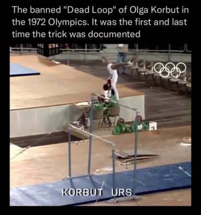 The banned "Dead Loop" the most life threatening gymnastics move performed for the first and last time
