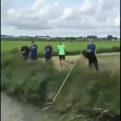 What could go wrong trying to clear a river