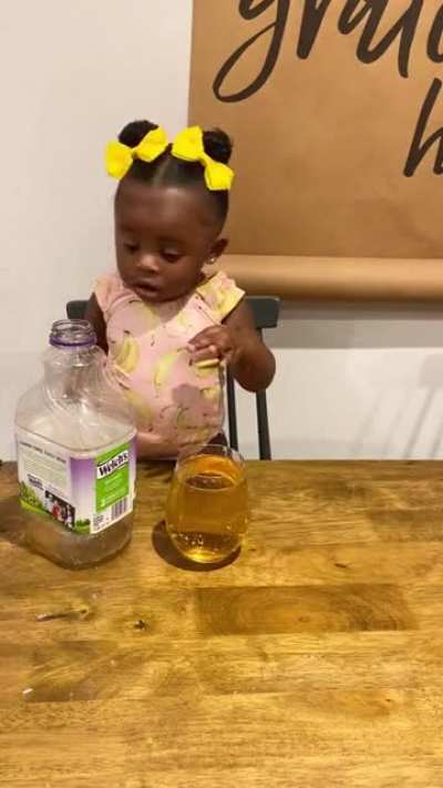 To drink some juice