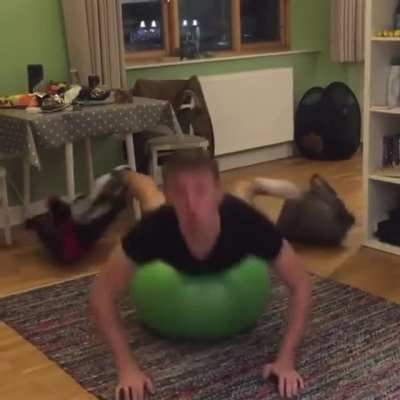 Yoga ball fun