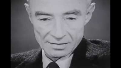 j. robert oppenheimer after creating the first nuclear bomb