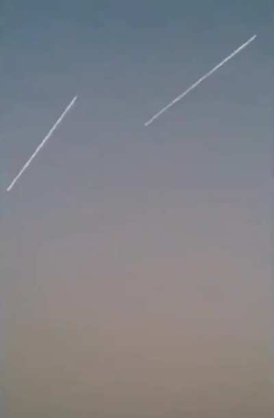 Saudi Arabians see a rainbow in the sky
