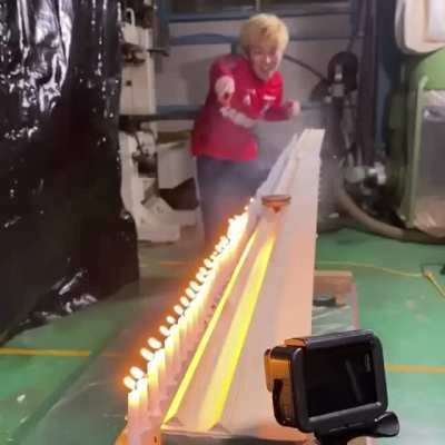 Not gonna lie I’m hooked on this BEYBLADE VS 100 CANDLES ? (via kamiwazatomo/tiktok)