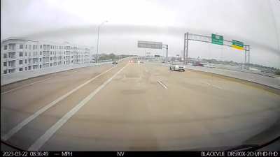 Had this happen this morning. Both front and back cam footage included