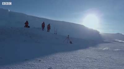 BBC crew rescues trapped Penguins