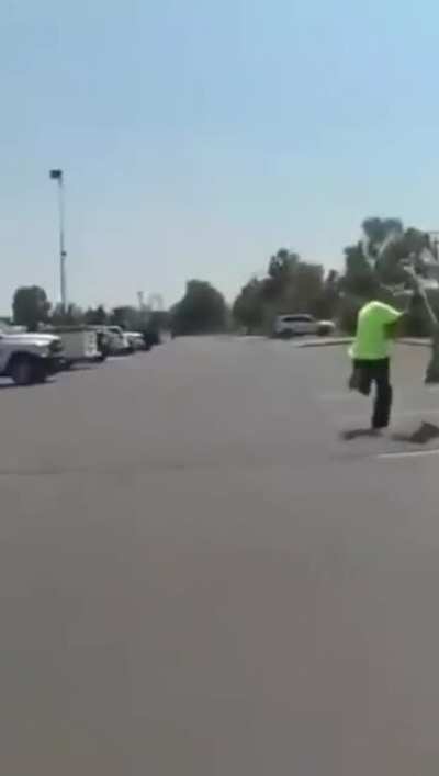 Police officer gets chewed out by his Sergeant for chasing after a protester who was legally protesting on public property