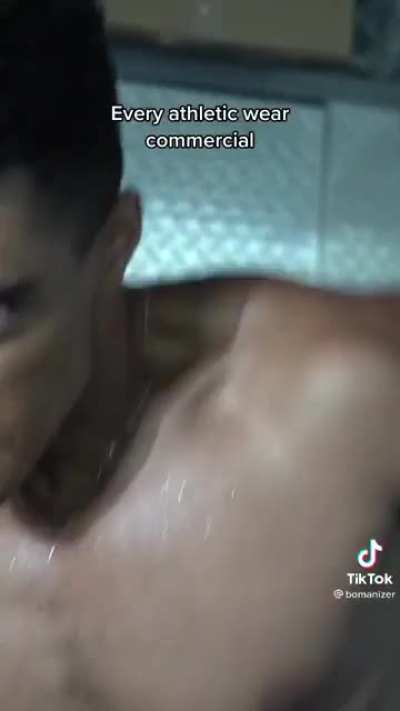 Every athletic wear commercial