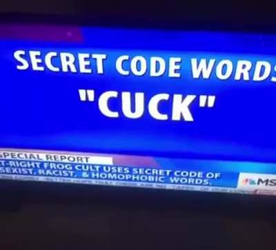 MSNBC training their boomer audience ?‍♂️