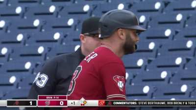 [Highlight] Corbin Carroll scored from 1st on a single and brief bobble by the centerfielder.