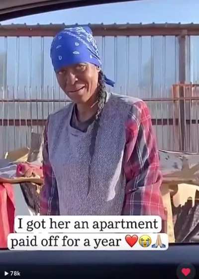 This Guy bought an apartment for a homeless woman