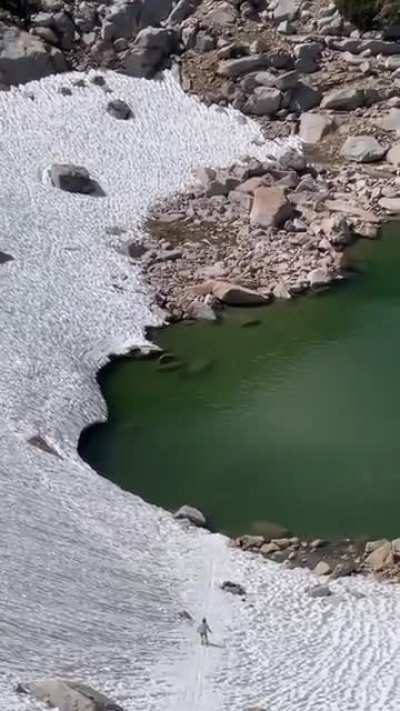 HMB while I ski on the lake because skiing on snow is just too easy.