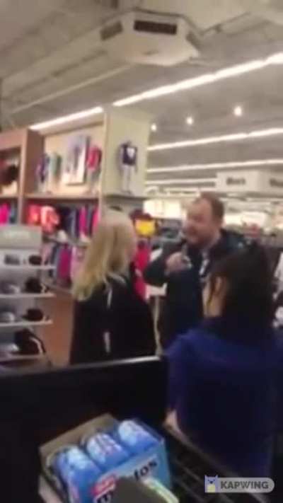 Religious Karen shoves her views down Meijer customers' throats and gets arrested
