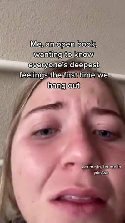 we out here using OVERSHARING as a love language ???