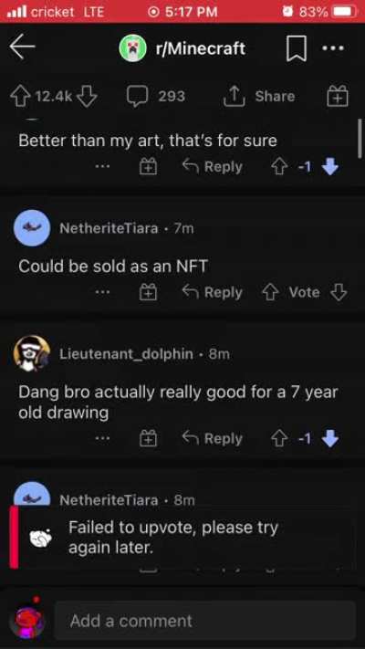 To hide the amount of points a comment has