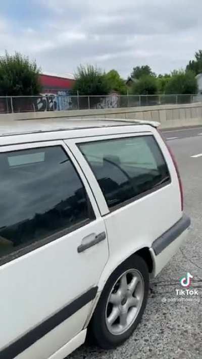 She must have gotten "highway" confused with "driveway"