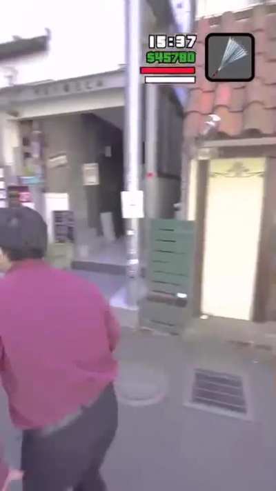 These guys run around Tokyo as if they are in a video game.