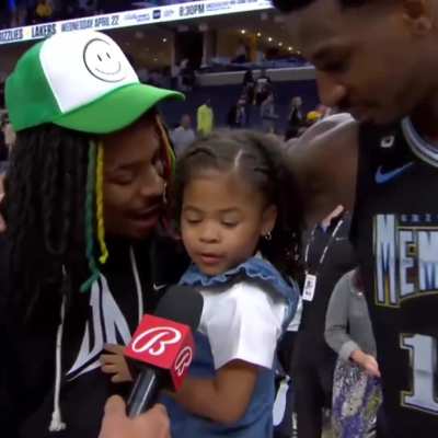[Highlight] Ja Morants Dauther "it's a parade inside my city yea"