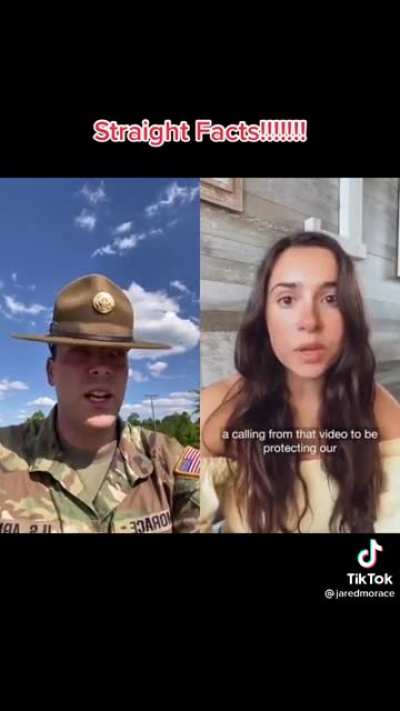 A member of the us military advocating for the USA to be invaded