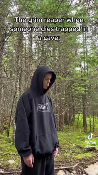 Time to die in a cave ?
